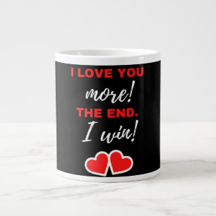 Ik hou meer van je! Het einde. Ik win! Grote Koffiekop