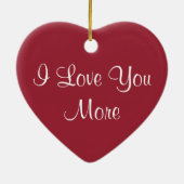 Ik hou meer van je keramisch ornament (Achterkant)