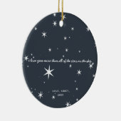 Ik hou meer van je kerstboom Ornament (Rechts)