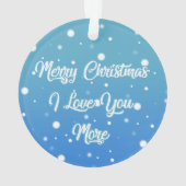 Ik hou meer van je ornament (achterkant)