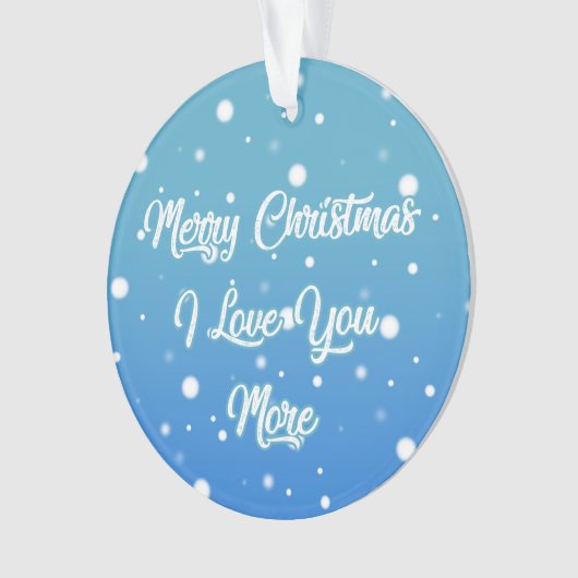 Ik hou meer van je ornament (voorkant)