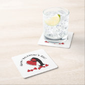 Ik hou meer van je! - Penguin Hearts Valentijn Kartonnen Onderzetters (Insitu)