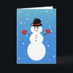 Ik hou meer van je Snowman Feestdagen Kaart<br><div class="desc">Een ontwerp dat ik heb gemaakt</div>