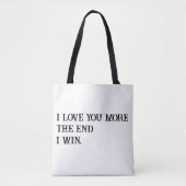 Ik hou meer van je tote bag (Voorkant)