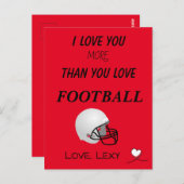 IK HOU MEER VAN JOU DAN JIJ VAN MIJ HOUDT BRIEFKAART (Voorkant / Achterkant)