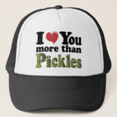 Ik Hou Meer van Jou dan van Augurken Trucker Pet (Voorkant)