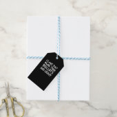 Ik hou meer van jou dan van Biscuits Gravy Grappig Cadeaulabel (Met Touw)
