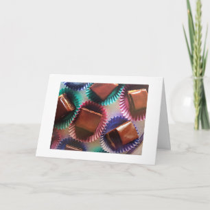 IK HOU MEER VAN "JOU" DAN VAN CHOCOLADE FEESTDAGEN KAART