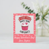 Ik hou meer van jou dan van Cupcakes Briefkaart (Staand voorkant)