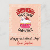 Ik hou meer van jou dan van Cupcakes Briefkaart (Voorkant)