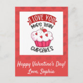 Ik hou meer van jou dan van Cupcakes Briefkaart (Voorkant)