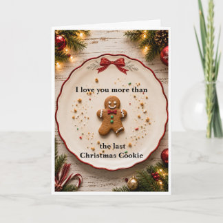 Ik Hou Meer van Jou dan van de Laatste Kerstkoek L Kaart