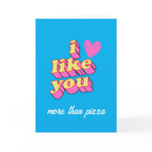 IK HOU MEER VAN JOU DAN VAN EEN KAART (roze hart)