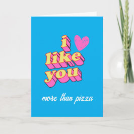 IK HOU MEER VAN JOU DAN VAN EEN KAART (roze hart)