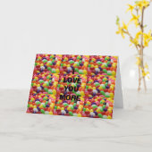 IK HOU MEER VAN JOU DAN VAN JELLY BEANS/JIJ BENT O KAART (Gele Bloem)
