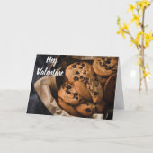 Ik "HOU" meer van jou dan van **KOEKJES** Kaart (Gele Bloem)