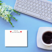 Ik hou meer van jou dan van koffie,Lekker persoonl Post-it® Notes