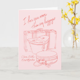 "Ik hou meer van jou dan van mijn bagage" Kaart