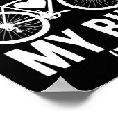 Ik hou meer van jou dan van mijn fiets (vertrouw)  poster (Hoek)