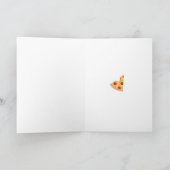 Ik hou meer van jou dan van pizza- 5x7" Liefde kaa Kaart (Binnen)