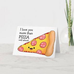 Ik Hou Meer van Jou dan van Pizza Kaart