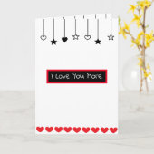 Ik hou meer van jou, ik hou het meest romantisch f kaart (Gele Bloem)