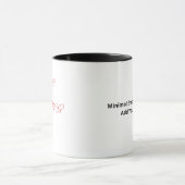 Ik Hou Meer Van Jou Minimaal Romantische Stijl  Mok (Midden)