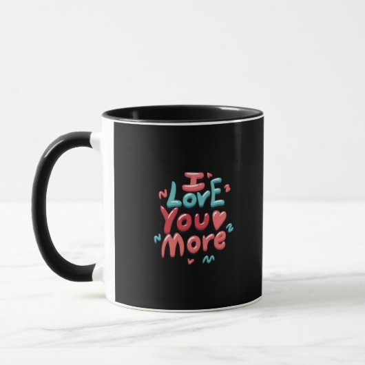 Ik Hou Meer van Jou Tijdloze Klassieker  Mok (Links)