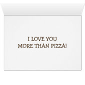 IK HOU MEER VAN "JULLIE" DAN PIZA! (Binenzijde Horizontaal (Onderkant))