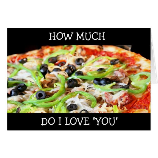 IK HOU MEER VAN "JULLIE" DAN PIZA! (Voorkant Horizontaal)