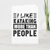 Ik hou meer van Kayaking dan van Mensen Kaart (Voorkant)
