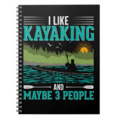 Ik hou meer van Kayaking dan van Mensen Notitieboek (Voorkant)