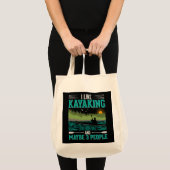 Ik hou meer van Kayaking dan van Mensen Tote Bag (Voorkant (product))