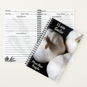 Ik hou meer van knoflook dan mensen fotografisch r notitieboek (Binnen)