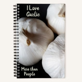 Ik hou meer van knoflook dan mensen fotografisch r notitieboek (Voorkant)