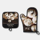 Ik hou meer van knoflook dan van mensen die culina ovenwant & pannenlap set (Voorkant)