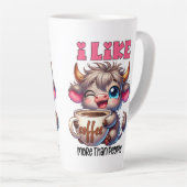 Ik Hou Meer van Koffie dan van Mensen  Latte Mok (Rechterhoek)