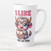 Ik Hou Meer van Koffie dan van Mensen  Latte Mok (Rechts)