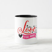 Ik hou meer van koffie mok (Midden)