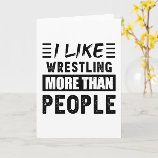 Ik hou meer van kussen dan van mensen kaart (Gele Bloem)