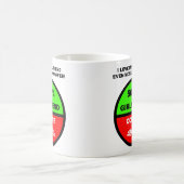 Ik hou meer van mijn vriendin dan van koffie Funny Koffiemok (Center)