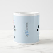 Ik hou meer van mijn vrouw dan van Bacon-Mok (20oz Grote Koffiekop (Voorkant)