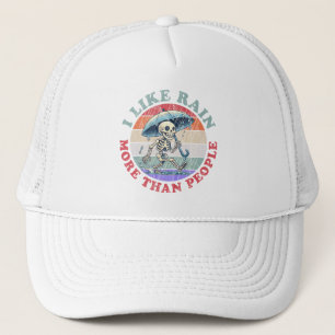 Ik hou meer van regen dan van mensen trucker pet