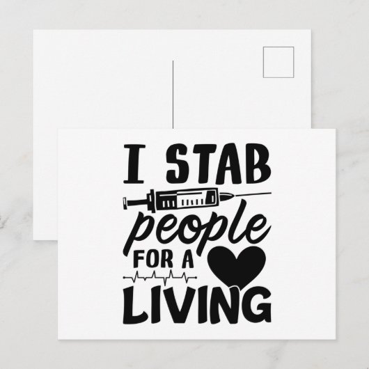 Ik hou mensen vast voor een levendige dialyse-zure briefkaart (Voorkant / Achterkant)