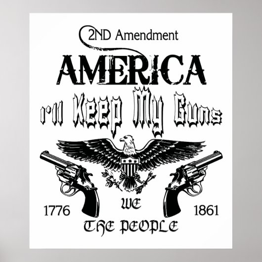 Ik hou mijn Pistolen. Poster (Voorkant)