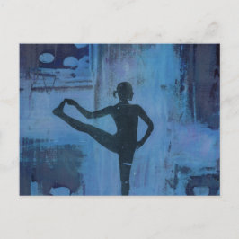 Ik hou mijn saldo Yoga Girl Briefkaart