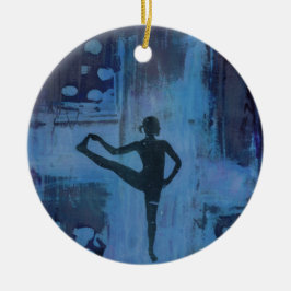 Ik hou mijn saldo Yoga Girl Keramisch Ornament