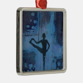 Ik hou mijn saldo Yoga Girl Metalen Ornament (Rechts)