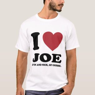 IK HOU NATUURLIJK VAN JOE KEVIN EN NICK. T-SHIRT