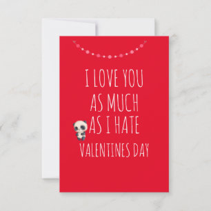 Ik hou net zoveel van je als dat ik Valentijnsdag  Kaart